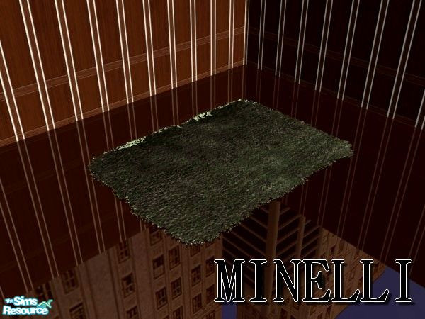 Sims 2 — Minelli rug Collection - dark grey by kibanahnah — Constructed with care and experience in Italy, these classic