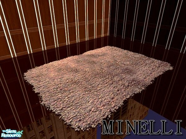 Sims 2 — Minelli rug Collection - lilac by kibanahnah — Constructed with care and experience in Italy, these classic hand