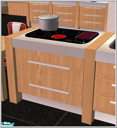 Sims 2 — kitchen1-recolor lightwood - B43 Stove Kit1 Recol1 by Birgit43 — place with moveobjects on/off cheat in the