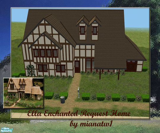 Sims 2 — Ella Enchanted Request by mianatw1 — This home was done by request of simple-princess. It is a replica of a