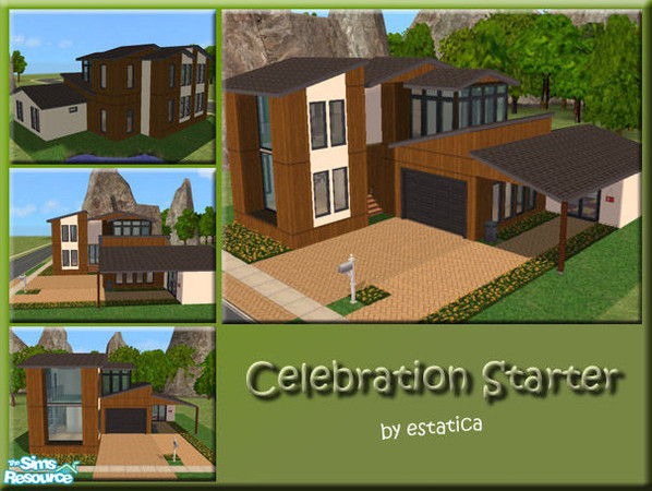 Sims 2 — Celebration Starter by estatica — For less than 20.000 simoleans your Sims can enjoy the best nature has to