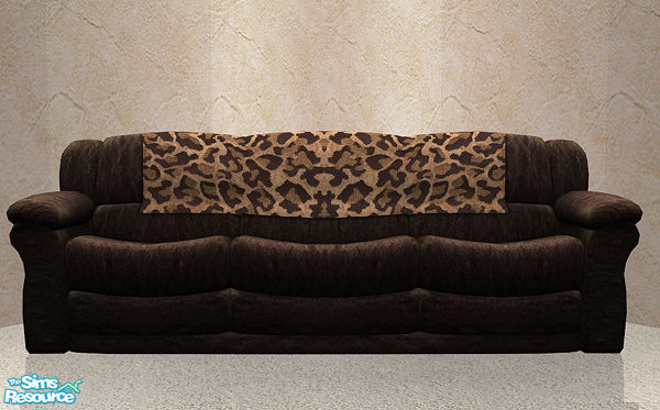 Sims 2 — Exotic Living - Leopard Sofa by Elena. — 