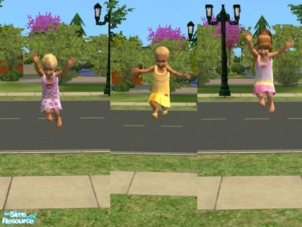 Sims 2 — Toddler Dora Set by binky13 — Cute little set for the littest fans of Dora the Explorer. One everyday dress and