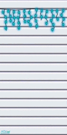 Sims 2 — Happy Holidays Blue Icicles by darksunshine1027 — I made a Holiday Wall Set after reciecing a request for it. I