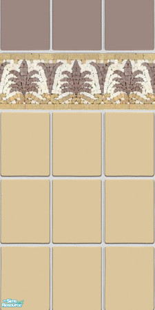 Sims 2 — nm Mosaic Eggplant by Henwen — **TSRAA Member**