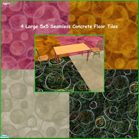 Sims 2 — 4 Fantastic 5x5 Seamless Floors by Agent420 — My girlfriend Tania told me that Gary was looking for some new