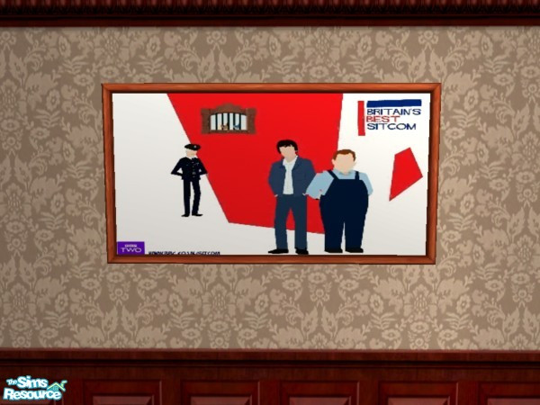 Sims 2 — BBS Porridge by Floog — Here is a maxis suspense picture with a picture of Britains Best Sitcoms Porridge.