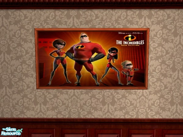 Sims 2 — The Incredibles by Floog — Here is a maxis suspense picture with a picture of The Incredibles.