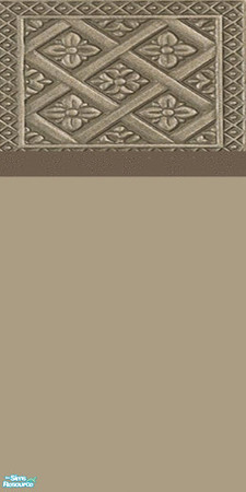 Sims 2 — MetalW11 by iZazu — Decorative Metal floors and walls for any home or castle! Find the walls in the Poured