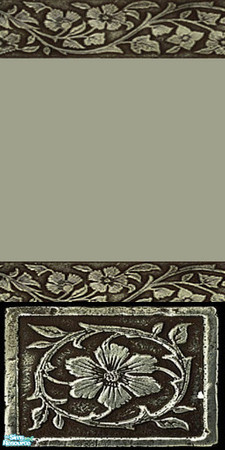 Sims 2 — MetalW8 by iZazu — Decorative Metal floors and walls for any home or castle! Find the walls in the Poured