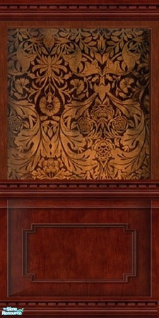 Sims 2 — 'Gothic Me' Wall 9 by galilea — A dark and wicked wallcovering for your 'gothy' Sims to enjoy. Wallcovering is