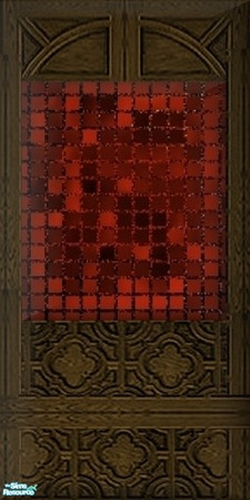 Sims 2 — 'Gothic Me' Wall 5 by galilea — A dark and wicked wallcovering for your 'gothy' Sims to enjoy. Wallcovering is