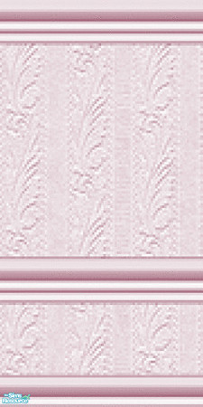 Sims 2 — pink feathered wallpaper by oldmember_topmodele — made by topmodele @ tsr