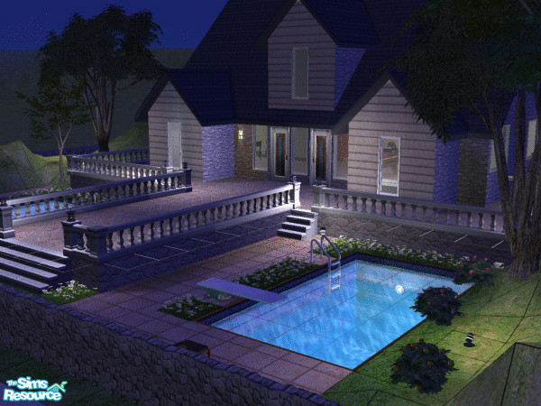 Sims 2 — BriGHt tHOuGht by gbourn — A very very easy to play house for a 4 member family.