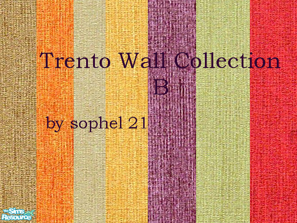 Sims 2 — Trento Wall Collection B by Sophel21 — Trento Wall Collection B
