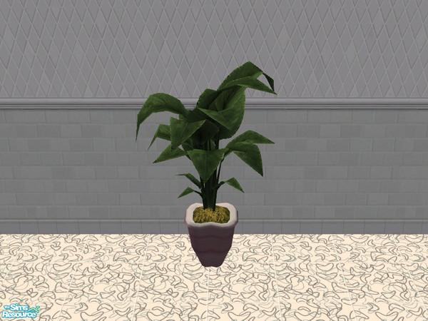 Sims 2 — Pink Potted Plant by Queen_Of_The_Stone_Age — -