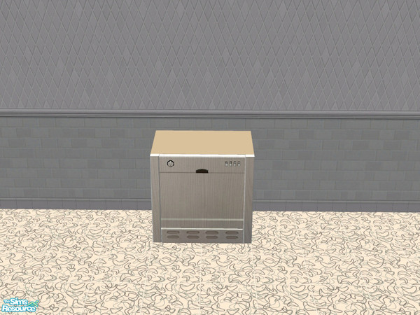 Sims 2 — Pink & White Dishwasher by Queen_Of_The_Stone_Age — -