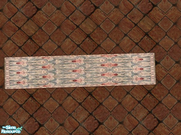 Sims 2 — Victorian Runner 7 by c_literati — Recolors of the Maxis square rug and runner for more variety. TSRAA.