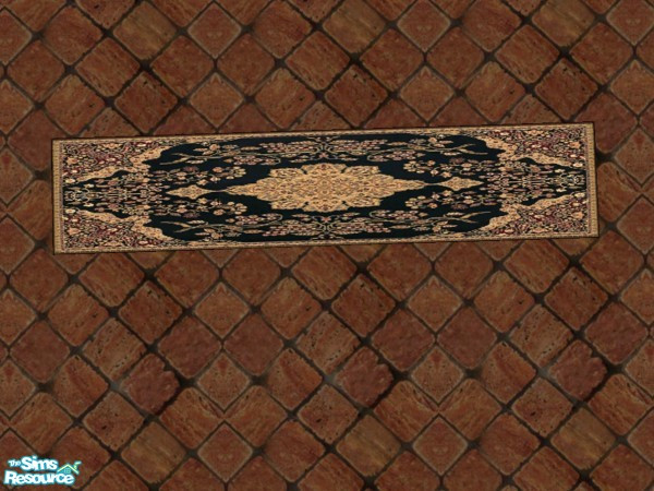 Sims 2 — Victorian Runner 5 by c_literati — Recolors of the Maxis square rug and runner for more variety. TSRAA.