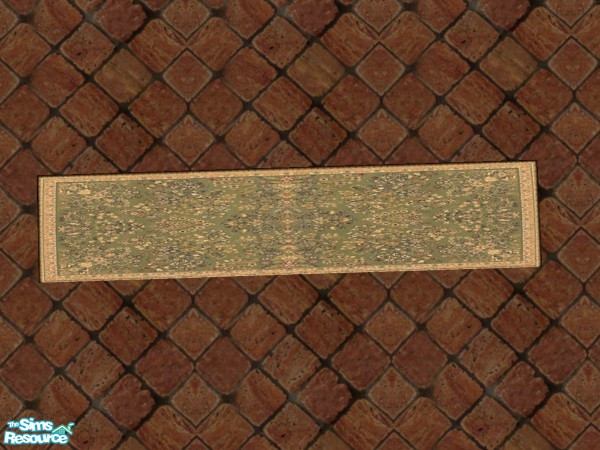 Sims 2 — Victorian Runner 2 by c_literati — Recolors of the Maxis square rug and runner for more variety. TSRAA.