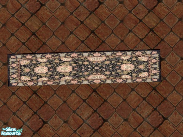 Sims 2 — Victorian Runner 1 by c_literati — Recolors of the Maxis square rug and runner for more variety. TSRAA.