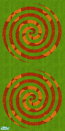 Sims 2 — EponaGroovyFlowersSet2 - Egvf22w by EponaValkyrie — Part of my Groovy flowers set 2. A green background