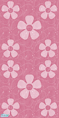 Sims 2 — EponaGroovyFlowersSet2 - Egvf19w by EponaValkyrie — Part of my Groovy flowers set 2. A pink full length