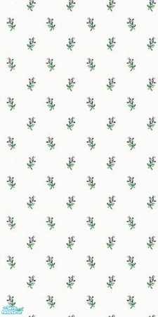 Sims 2 — Violet pattern wallpaper (white bg) by Andonya — A simple violet pattern on white background.