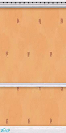 Sims 2 — Lazuli Orange Wall 3 by Cailca — A matching wall & floor set in Orange. Please Rate.