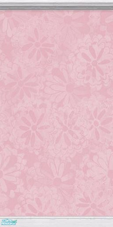 Sims 2 — SH-Bed 012a by judyhugsnoopy — A set of wallpaper with different color suit for your bedroom, living room or