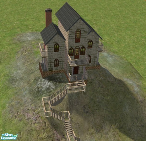 Sims 2 — 1313 Devil's Passage by VonNdaSun — This old farmhouse has a lot of history to it, and it all seems to be bad.