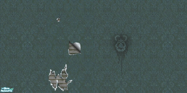 Sims 2 — Dreary Day Embroidered Wallpapers by VonNdaSun — You'll want to hang yourself out of sheer boredom when you put