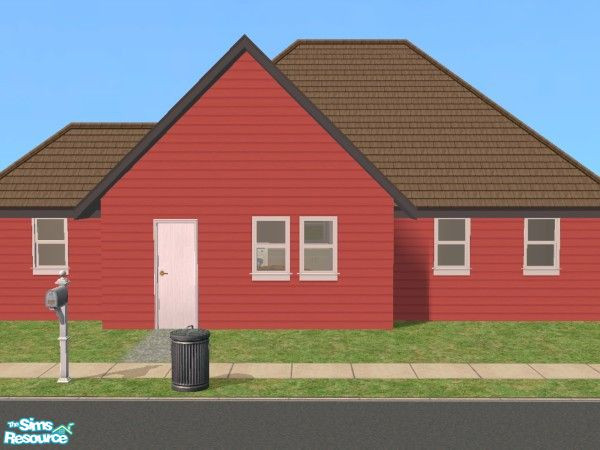 Sims 2 — Base Game Starter Home #3 by cheesecake_twins — This home has no custom content or hacks used and is fully
