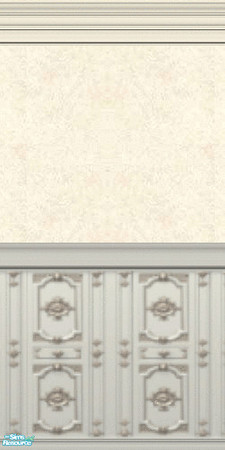 Sims 2 — nm Silver Streak and Cream Wall by Henwen — From Maxis 'Silver Streak' paneling. **TSRAA Member**