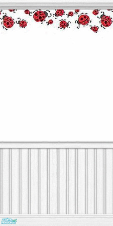 Sims 2 — LadyBug Nursery by Chezzie — What baby wouldn't love a nursery full of colourful, happy ladybugs!!!