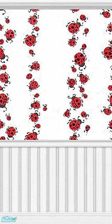 Sims 2 — LadyBug Nursery by Chezzie — What baby wouldn't love a nursery full of colourful, happy ladybugs!!!