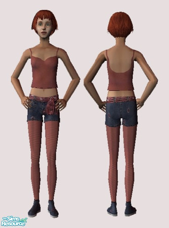 Sims 2 — JeAn ShoRt PaNTs by gbourn — .