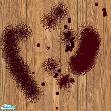 Sims 2 — Bloody Ash Flooring 3 by HappySimGirl — Part of my Bloody Room Set 1