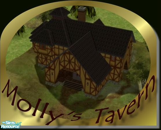 Sims 2 — Molly's Tavern by Shinrai713 — A rustic tavern where your sims can play, eat & drink, and meet new sims!
