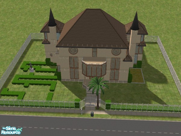 Sims 2 — Victorian House by AllimacO — This is another Victorian Home, not furnished or decorated, using The Lafenetre