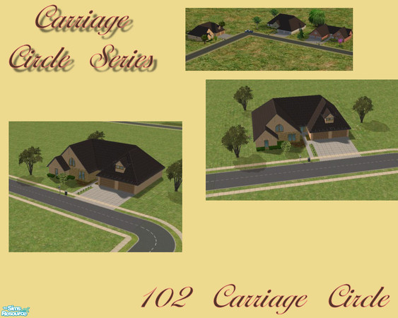 Sims 2 — 102 Carriage Circle by younce135 — 102 Carriage Circle from the Carriage Circle Series, is a 3 bed - 2 bath