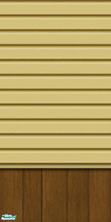 Sims 2 — am_widesidingwithwood03 by Cruella — Wide siding in Golden butter, plain, or with, brick, stone or wood. 