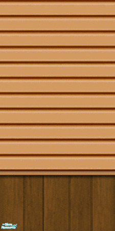 Sims 2 — am_widesidingwithwood02 by Cruella — Wide siding in Cottage tan, plain, or with, brick, stone or wood. 