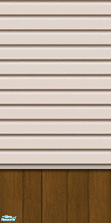 Sims 2 — am_widesidingwithwood01 by Cruella — Wide siding in Hazelnut, plain, or with, brick, stone or wood. 