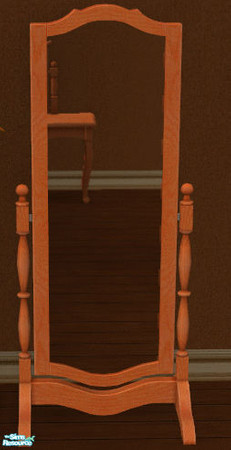 Sims 2 — Fall Splender Bedroom Mirror by lisa9999 — A beautiful floor mirror made of red oak.