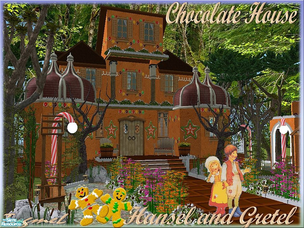 Sims 2 — Tgm-Lot-57 (Fantasy House) by TugmeL — I have made \"Hansel and Gretel\'s Chocolate House for the theme