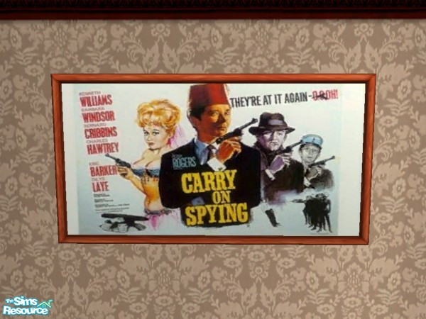 Sims 2 — Carry On Spying by Floog — Here is a maxis suspense picture with a picture of the film Carry On Spying.