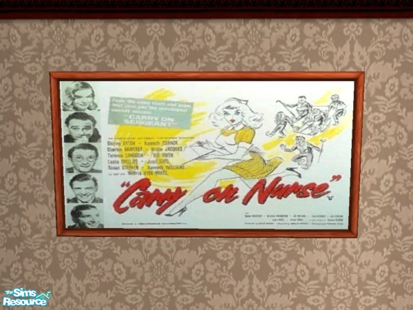 Sims 2 — Carry On Nurse by Floog — Here is a maxis suspense picture with a picture of the film Carry On Nurse.