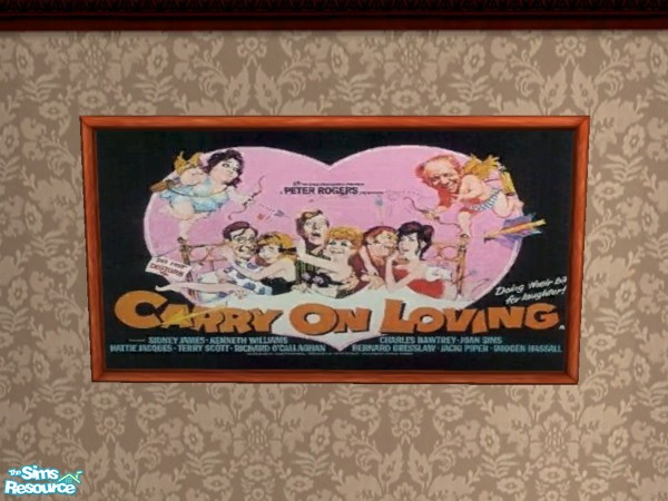 Sims 2 — Carry On Loving by Floog — Here is a maxis suspense picture with a picture of the film Carry On Loving.