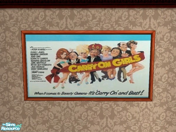Sims 2 — Carry On Girls by Floog — Here is a maxis suspense picture with a picture of the film Carry On Girls.